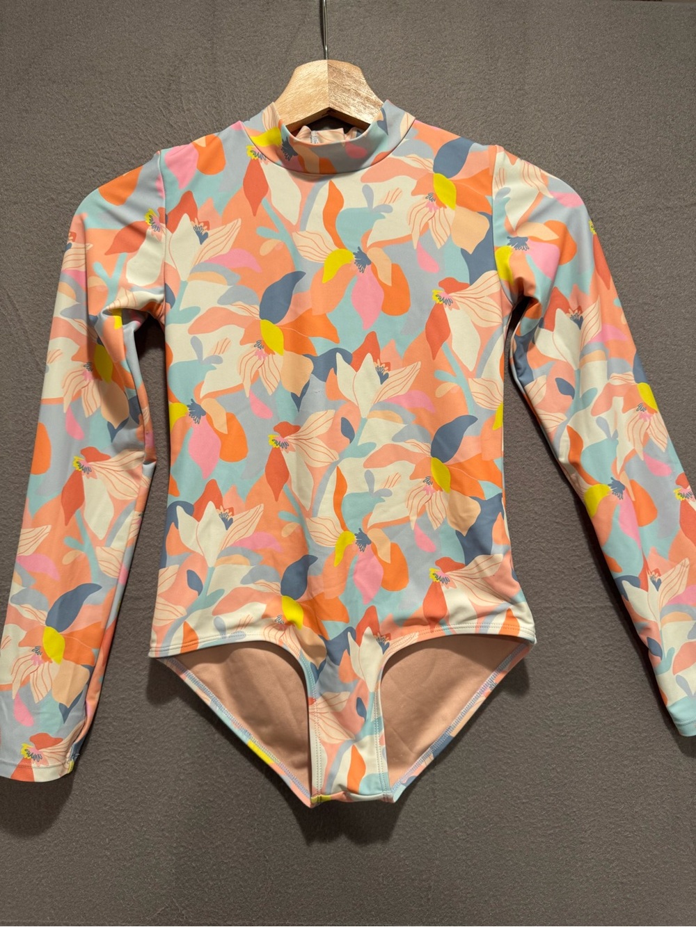 Mott50 Light Blue Exterior with Peach Lining Swimwear